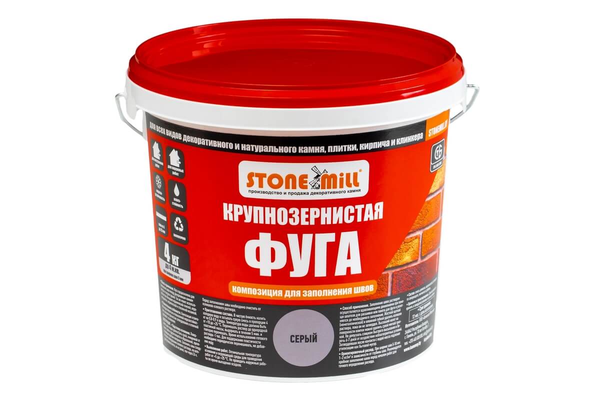 Крупнозернистая фуга (серый)