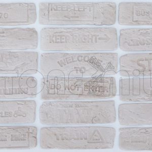 Декор под кирпич гипсовый Шамотный слоновая кость