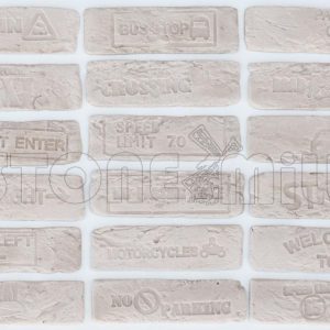 Декор под кирпич гипсовый Шамотный бежевый