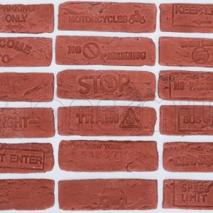 Декор под кирпич гипсовый Шамотный охра