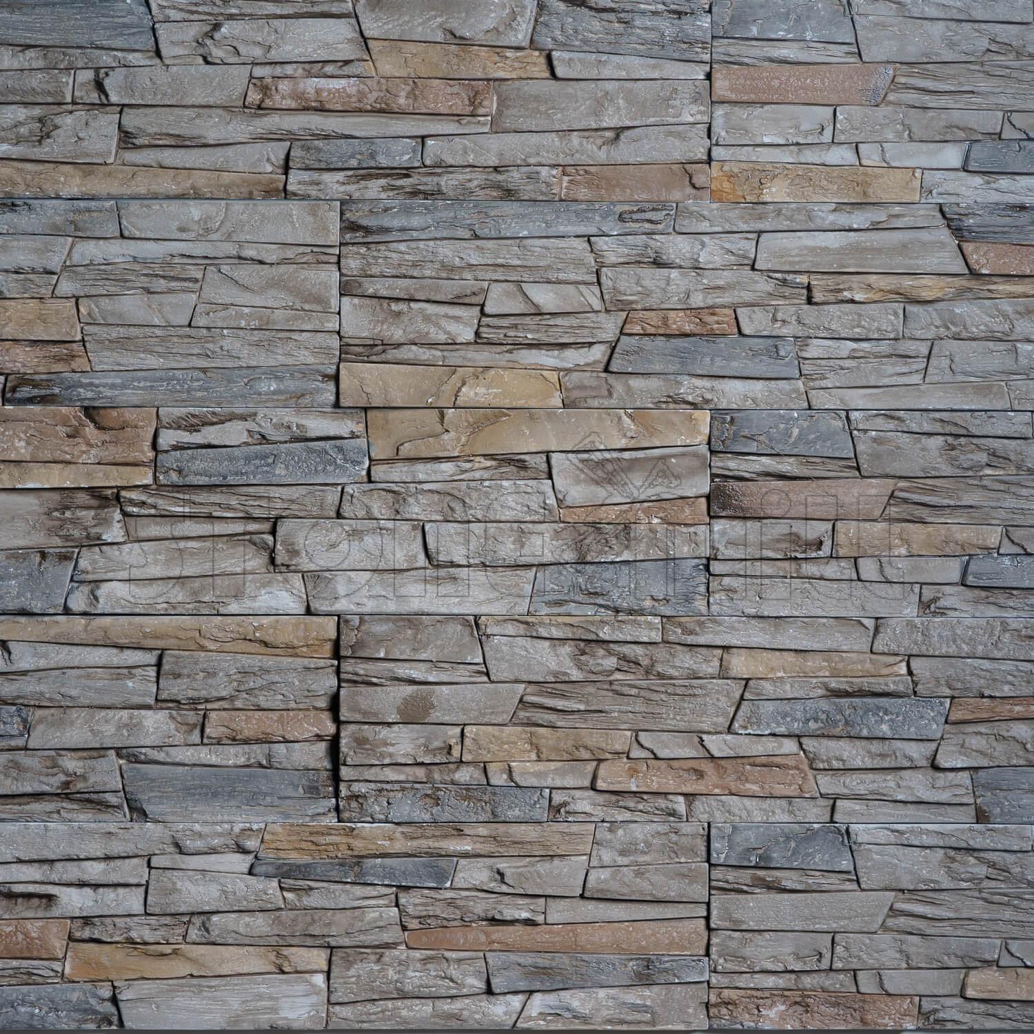 декоративный камень под сланец Каспровый антрацит