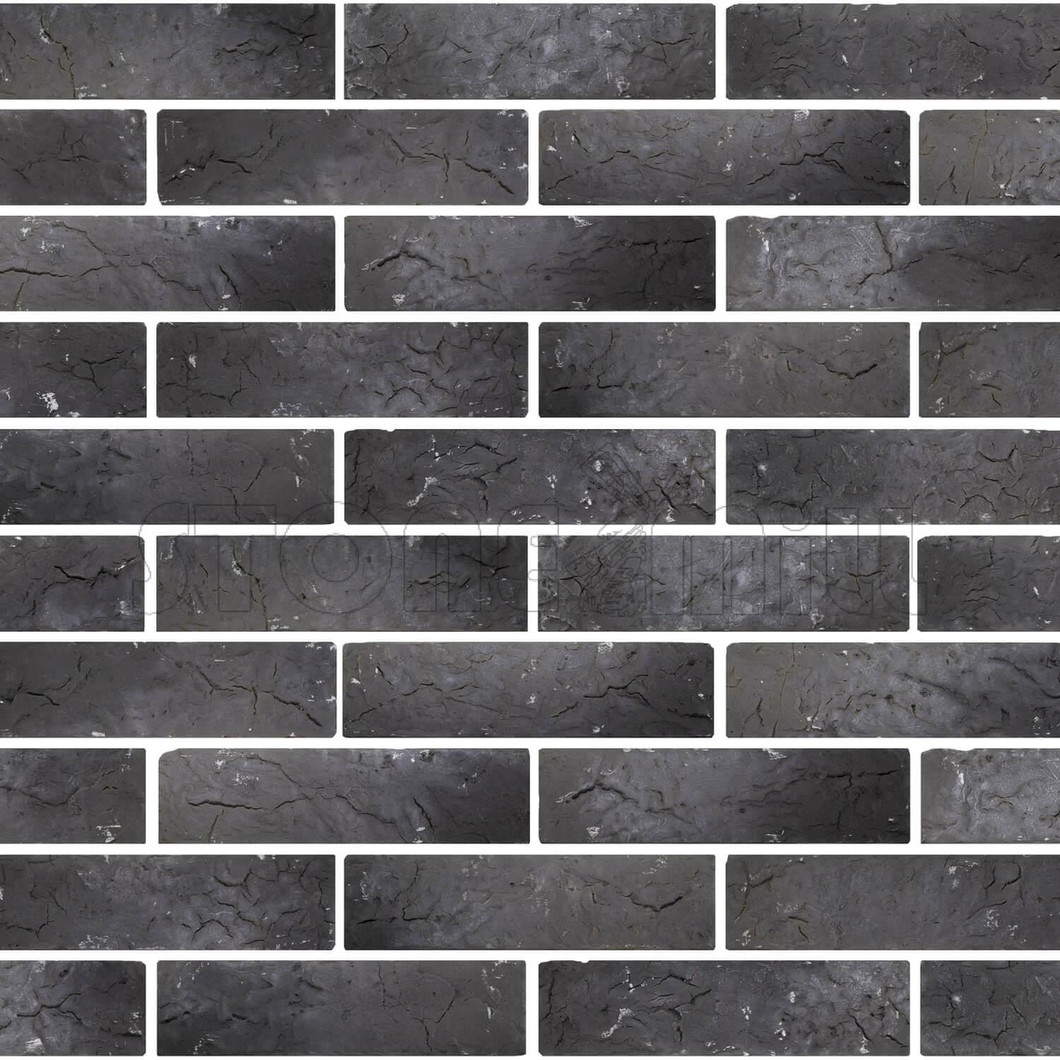 гипсовый кирпич Оксфорд антрацит