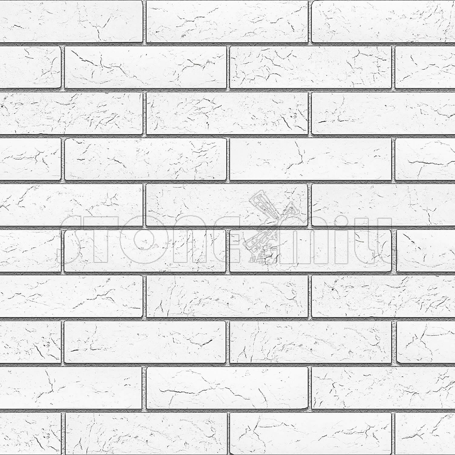 гипсовый кирпич Оксфорд белый