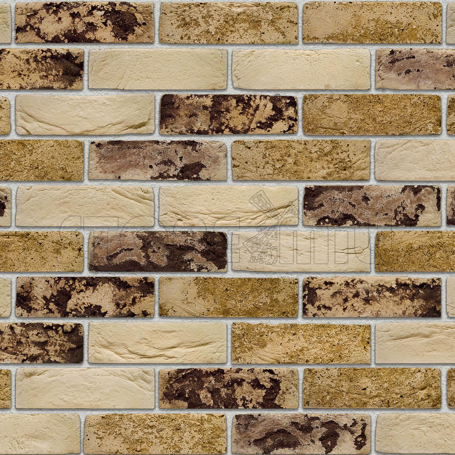 гипсовый кирпич ручной формовки Рим