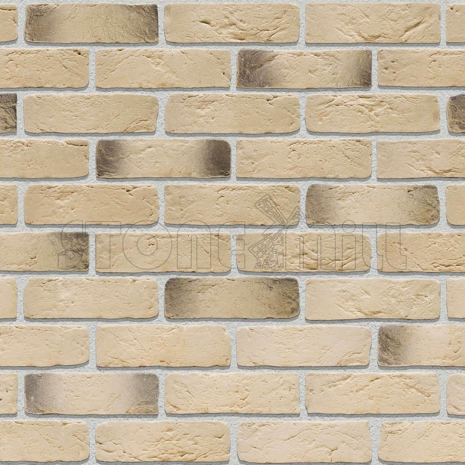 Гипсовый кирпич Шамотный бежевый