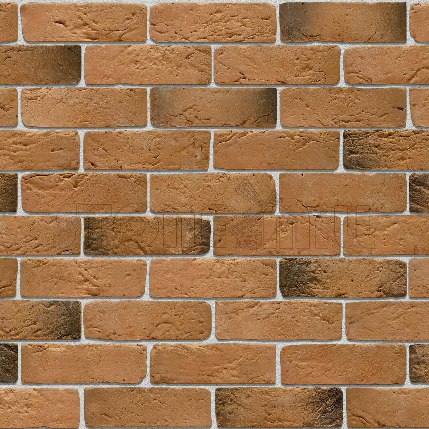 Гипсовый кирпич Шамотный коричневый