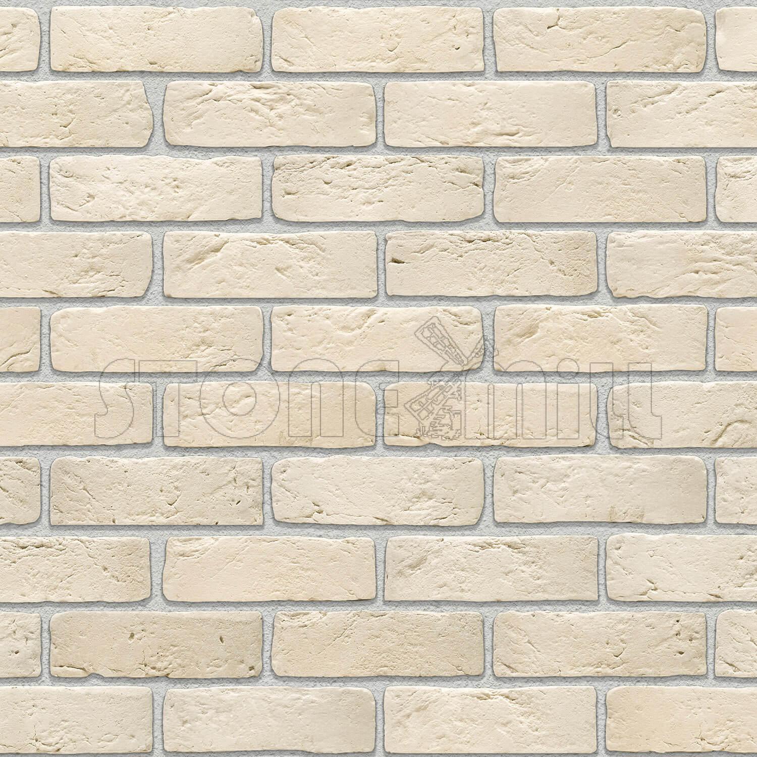 Гипсовый кирпич Шамотный слоновая кость