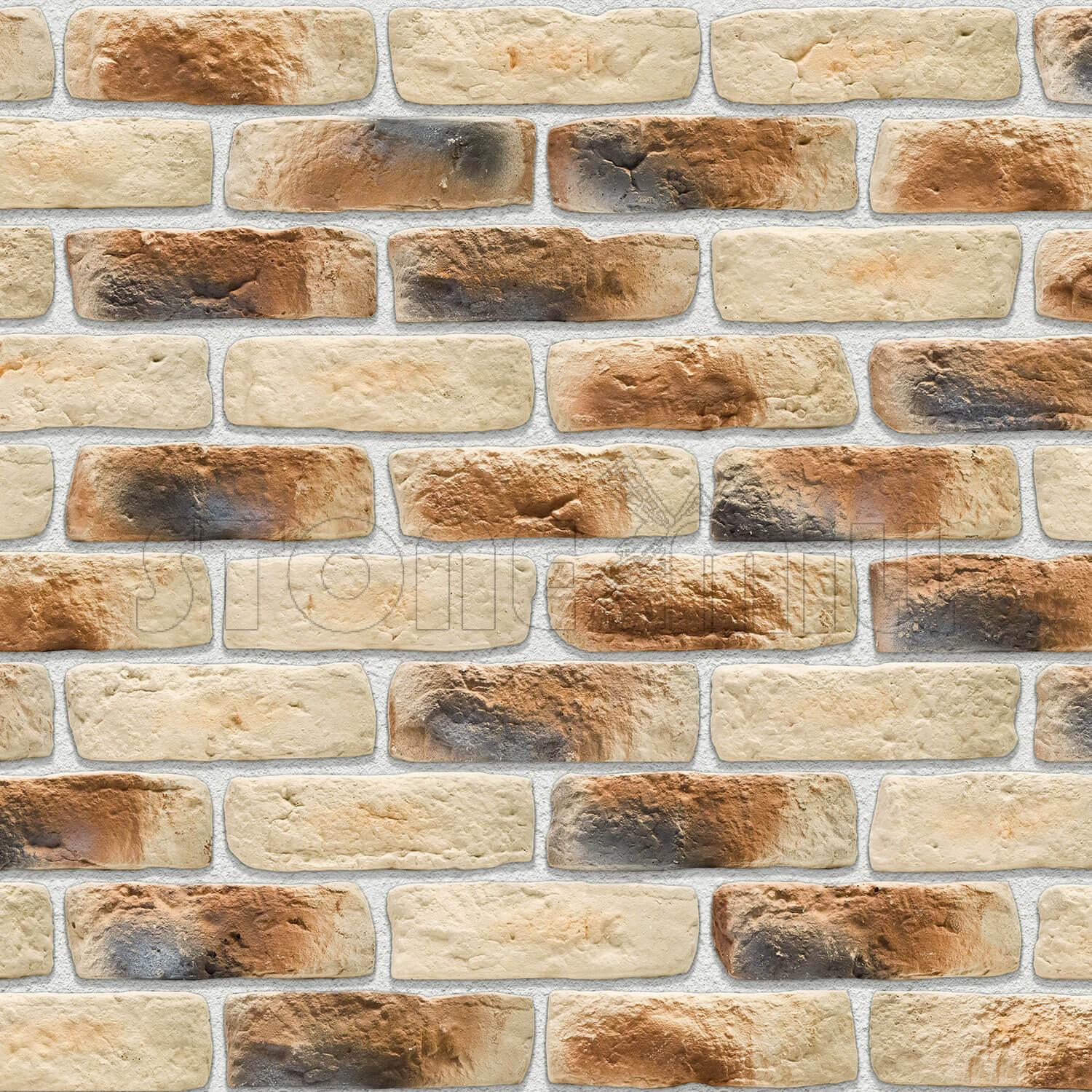 гипсовый кирпич Старый бежевый