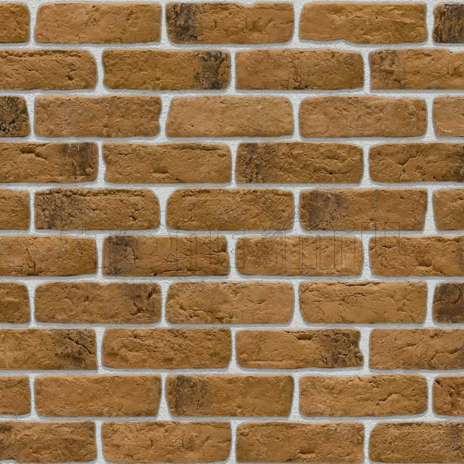 гипсовый кирпич Старый коричневый