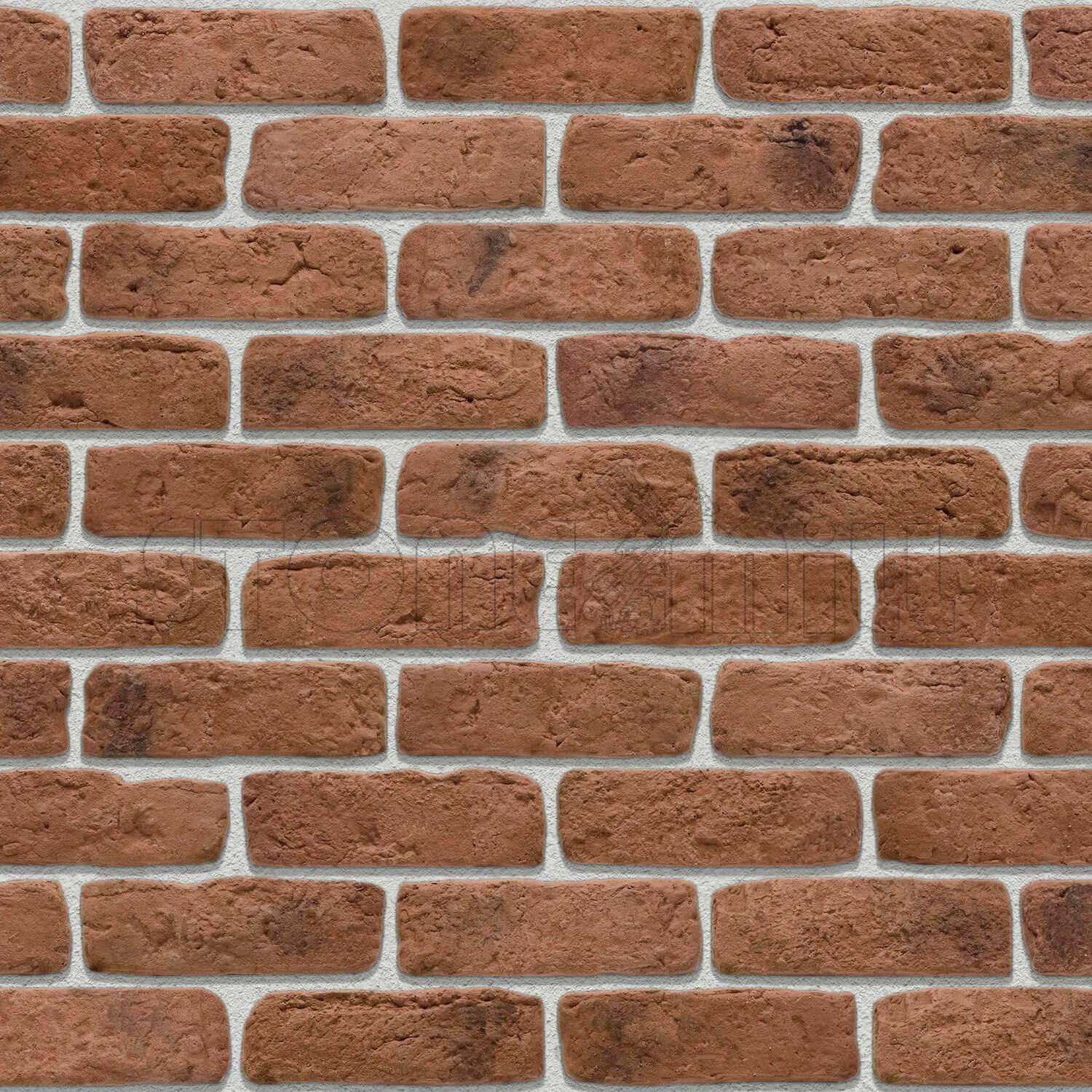 гипсовый кирпич Старый темная охра