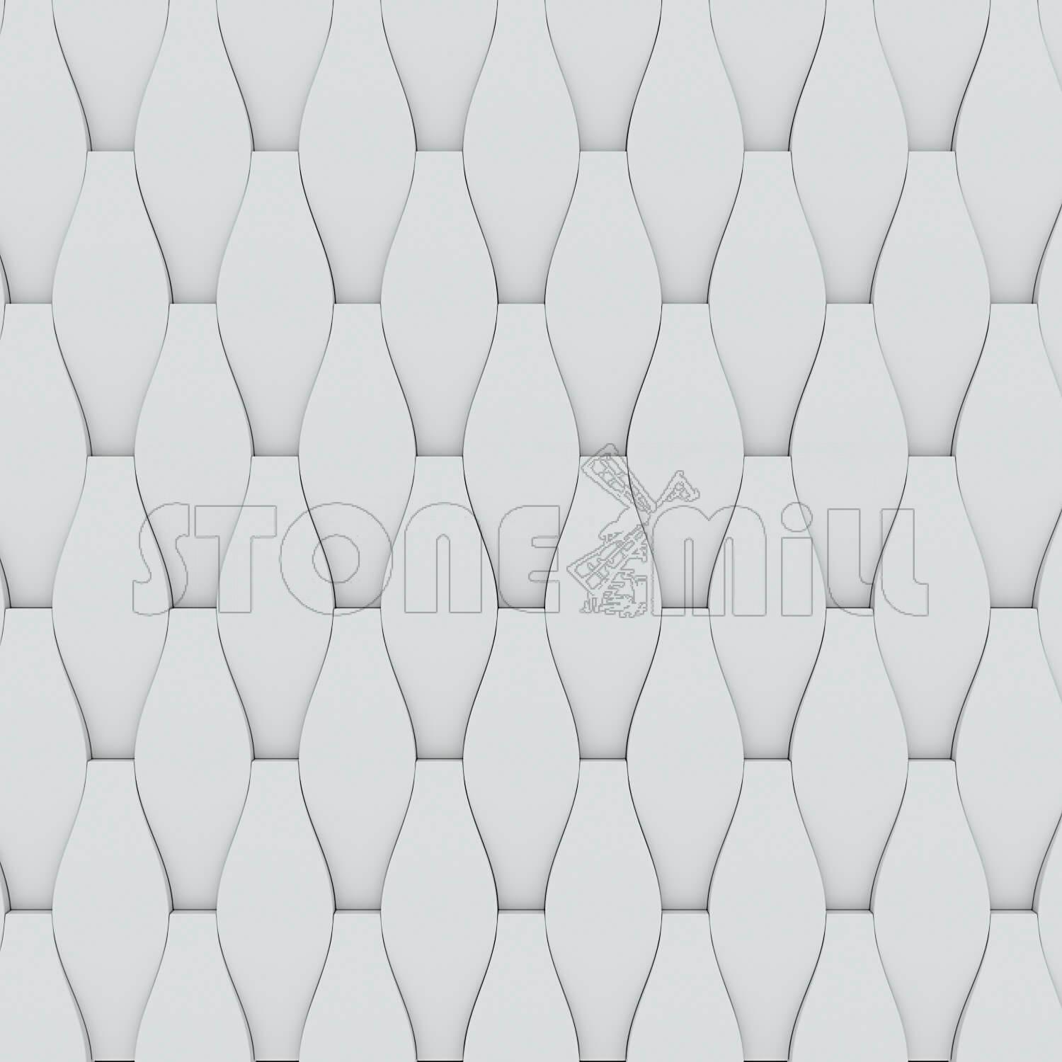 гипсовые 3D панели Тенерифе