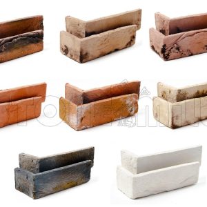 Угловой декоративный кирпич ручной формовки